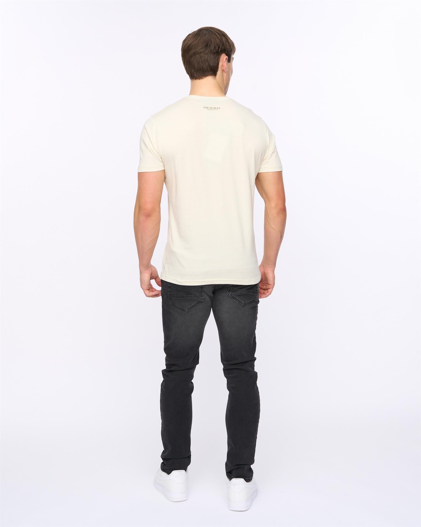 Mens Hellmere T-Shirt Off White