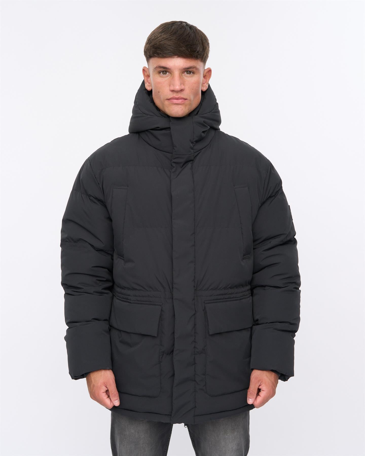 Mens Fletchley Puffer Jacket Black