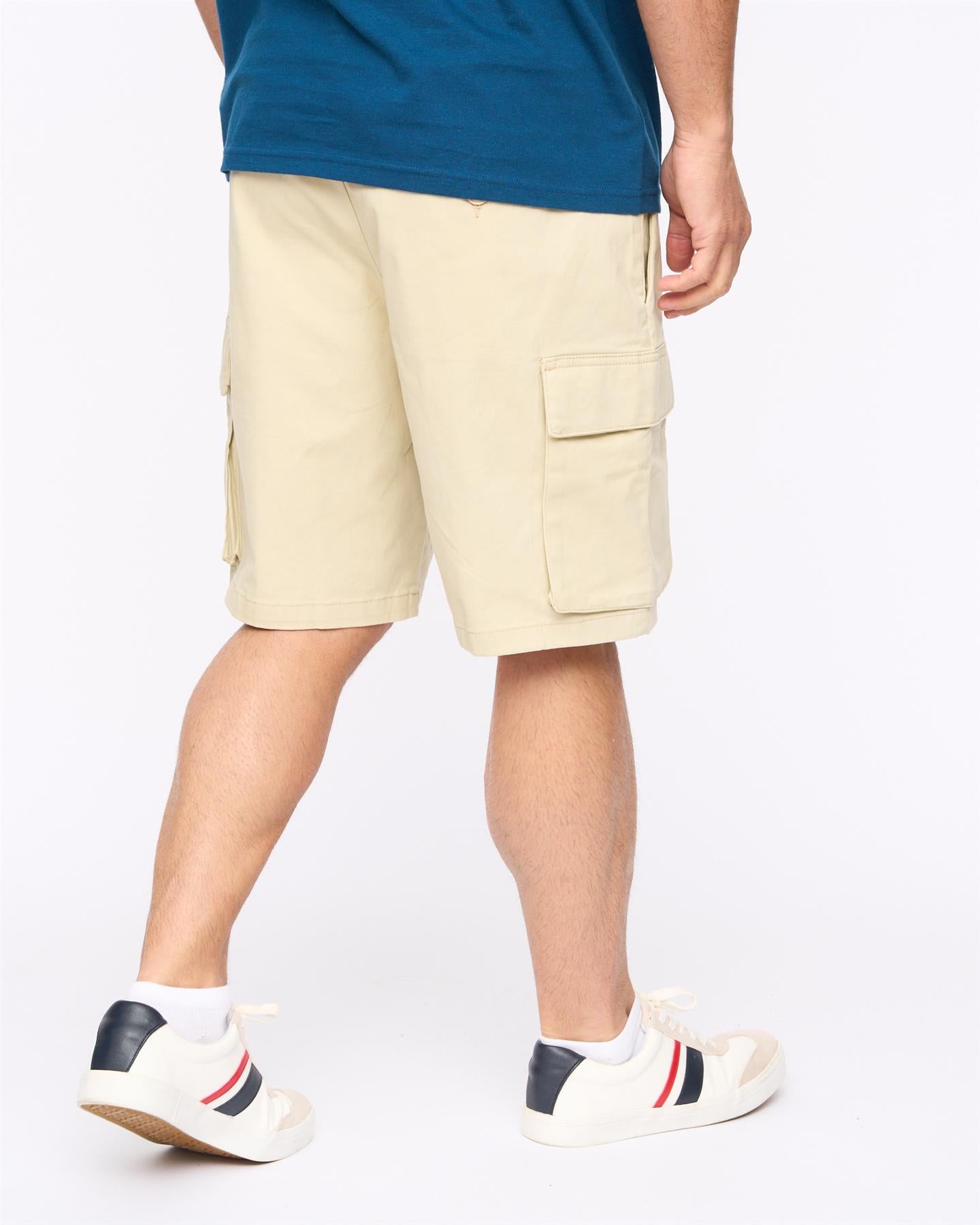 Mens Seaford Cargo Shorts Stone