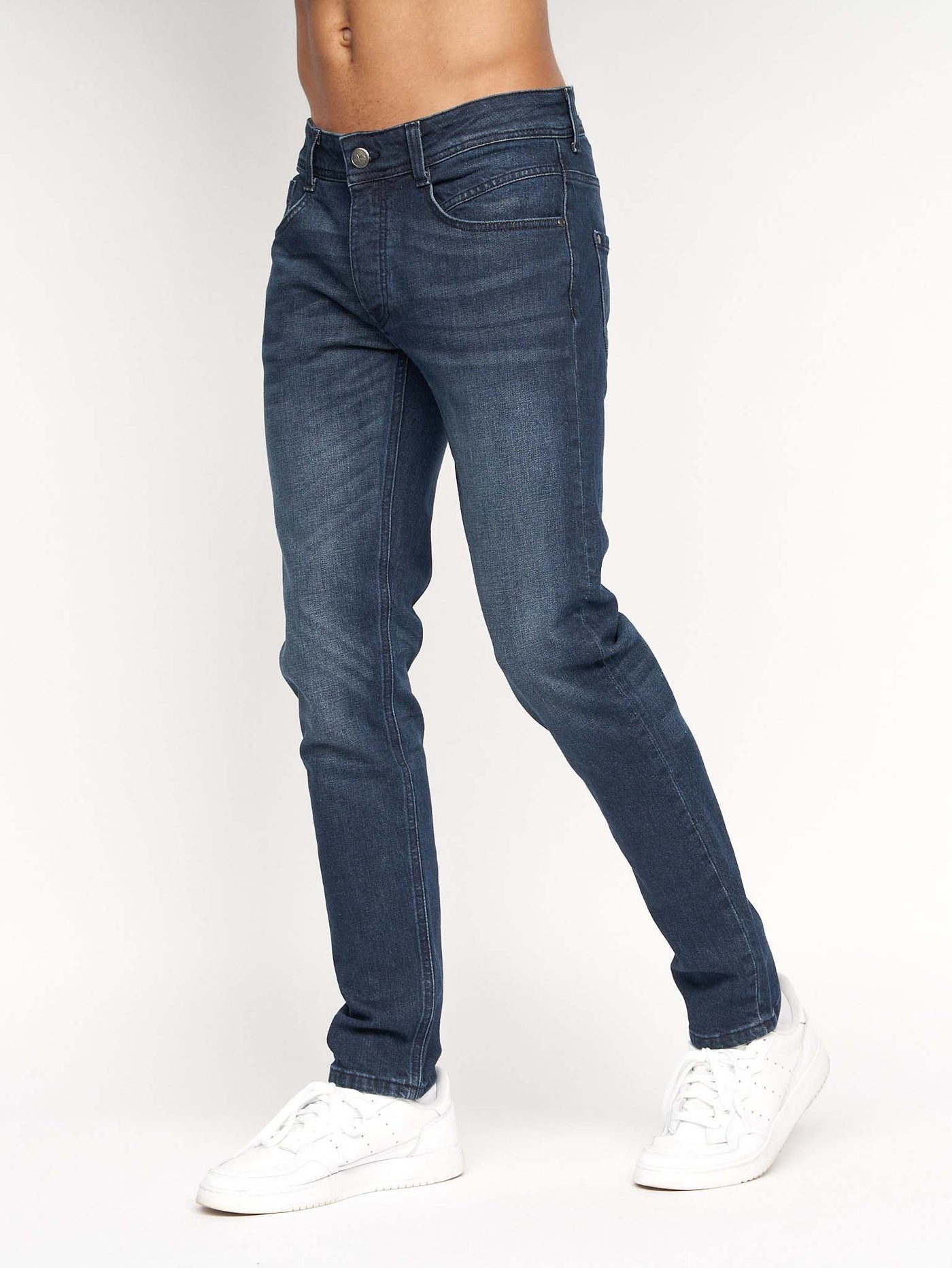 Sheldons Slim Fit Jeans Dark Wash