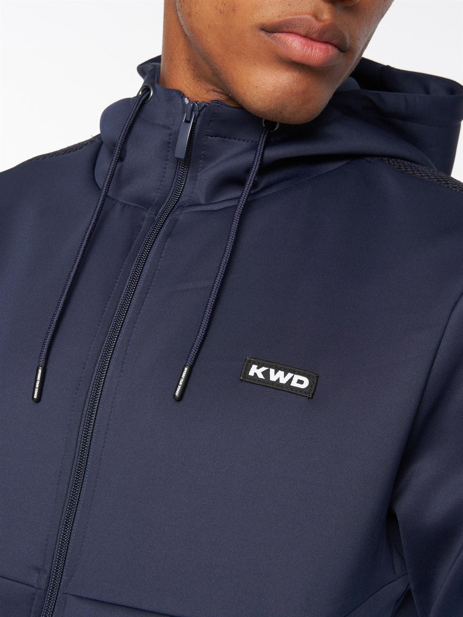 Kadar Zip Thru Hoody Navy Blazer / Swimcap