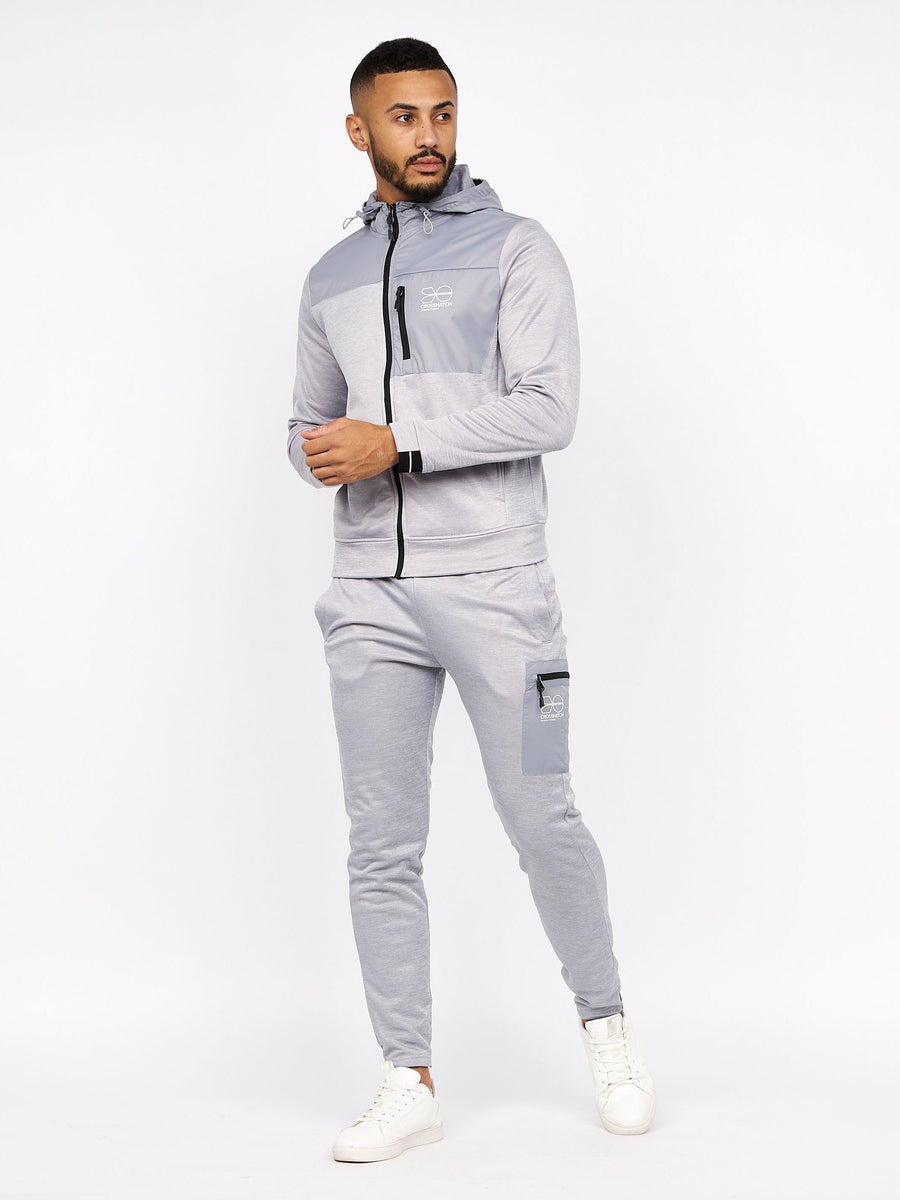 Mens Catmoore Zip Thru Tracktop Grey
