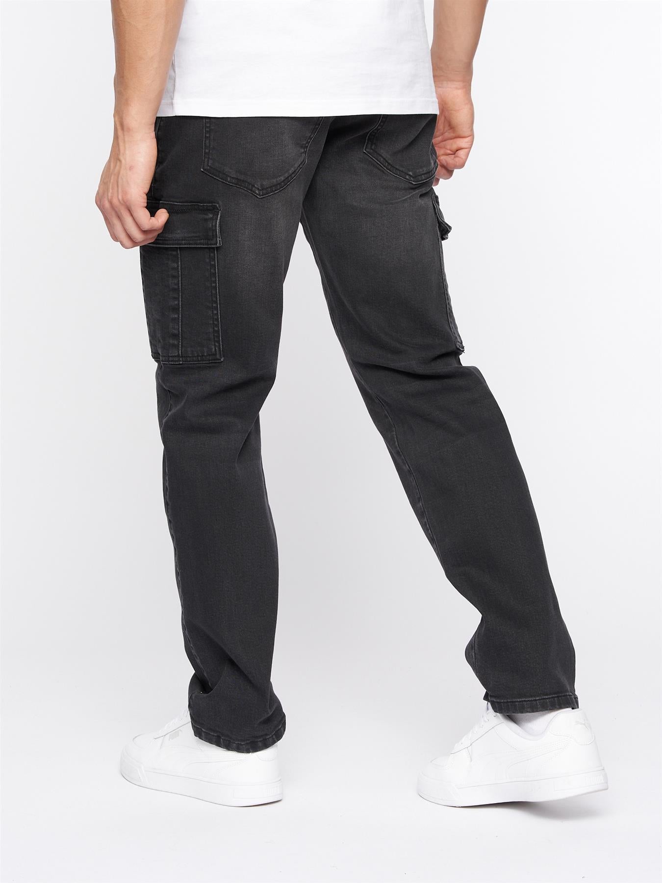 Kremtap Cargo Jeans Black Wash
