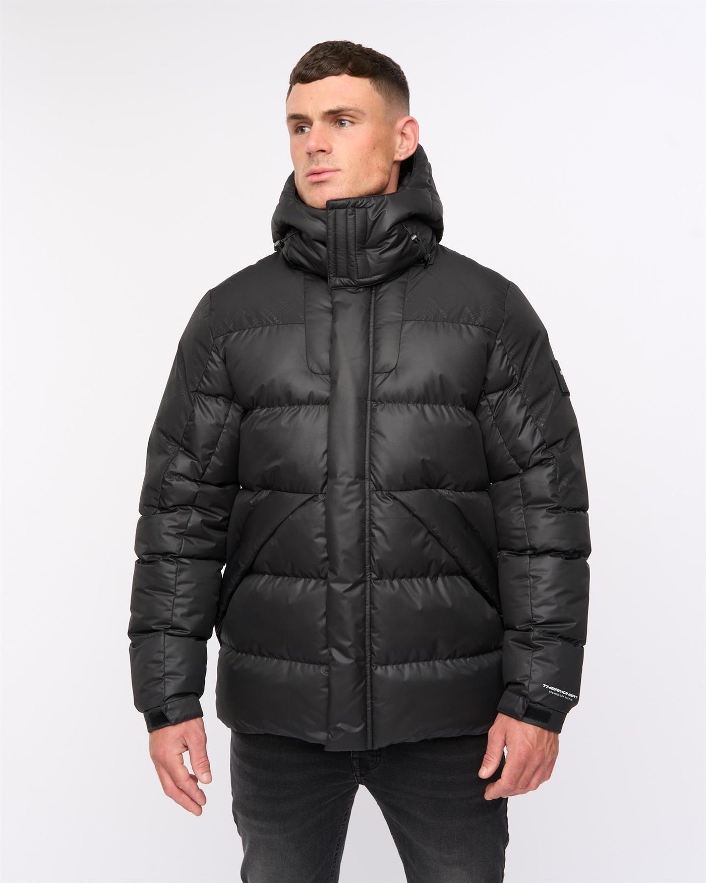 Mens Camptor Panel Jacket Black