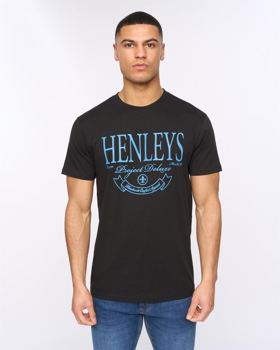 Mens Henbank T-Shirt Black