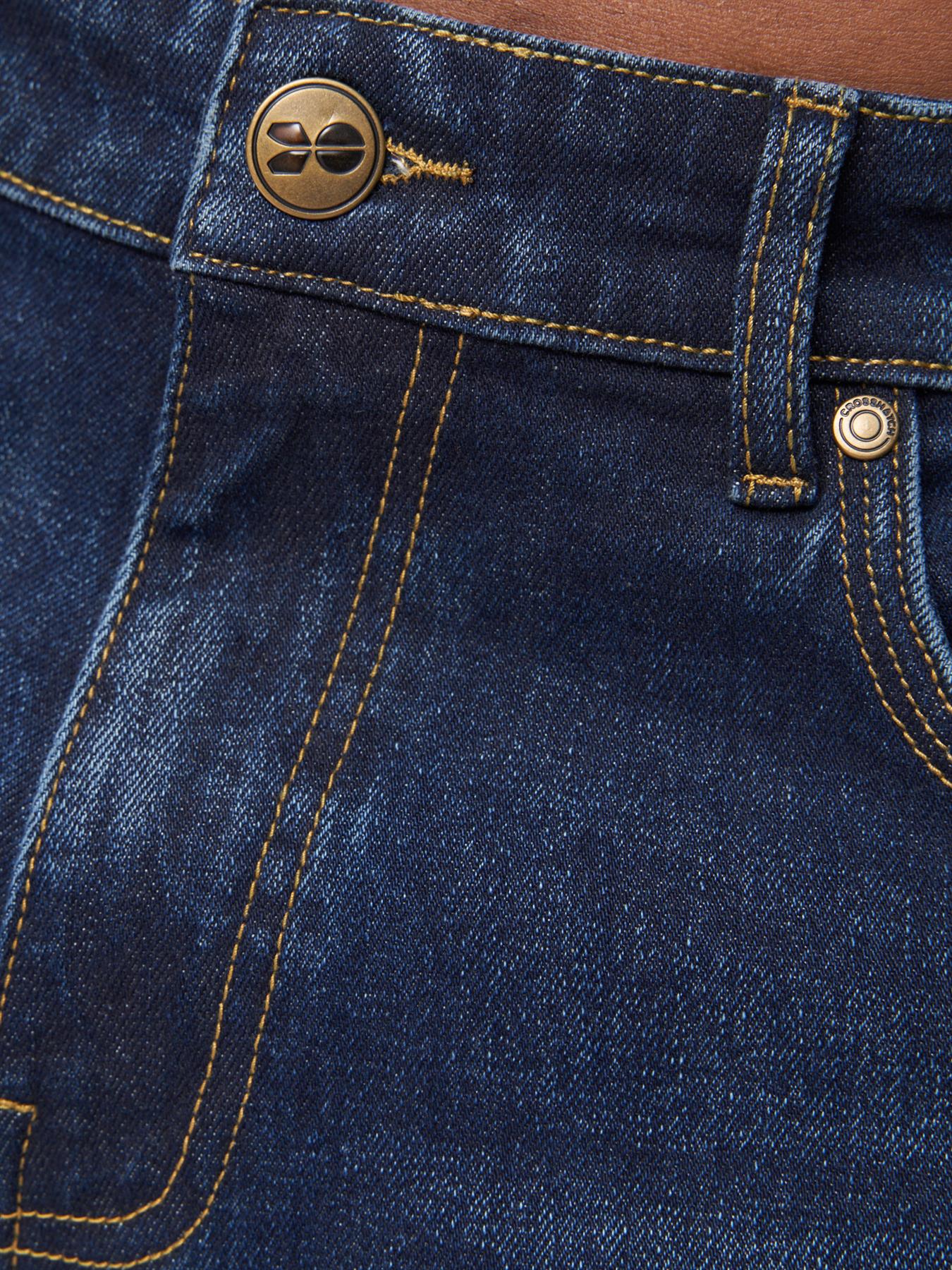 Mens Chas Straight Fit Jeans Dark Wash
