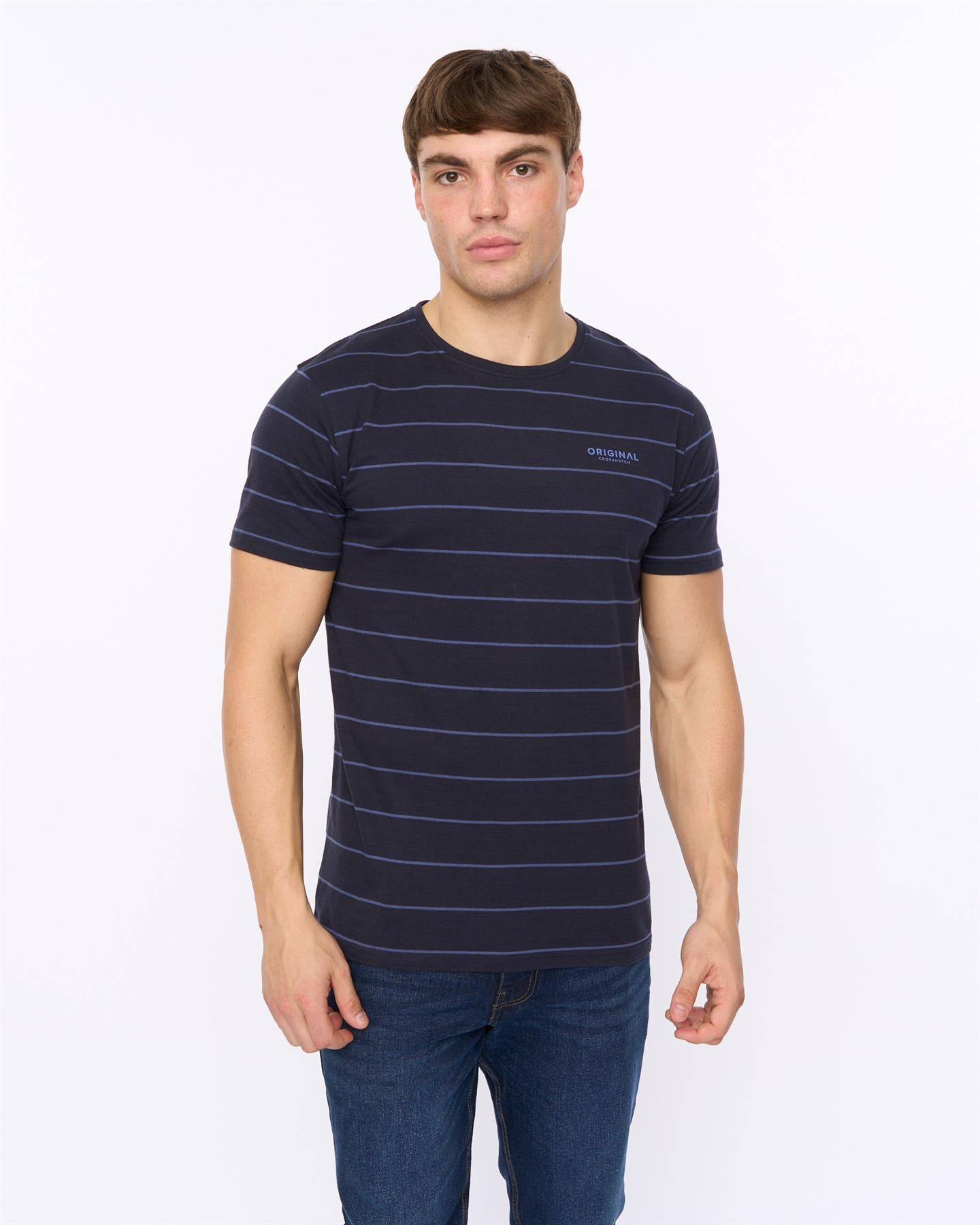 Mens Hemtowns T-Shirt Navy