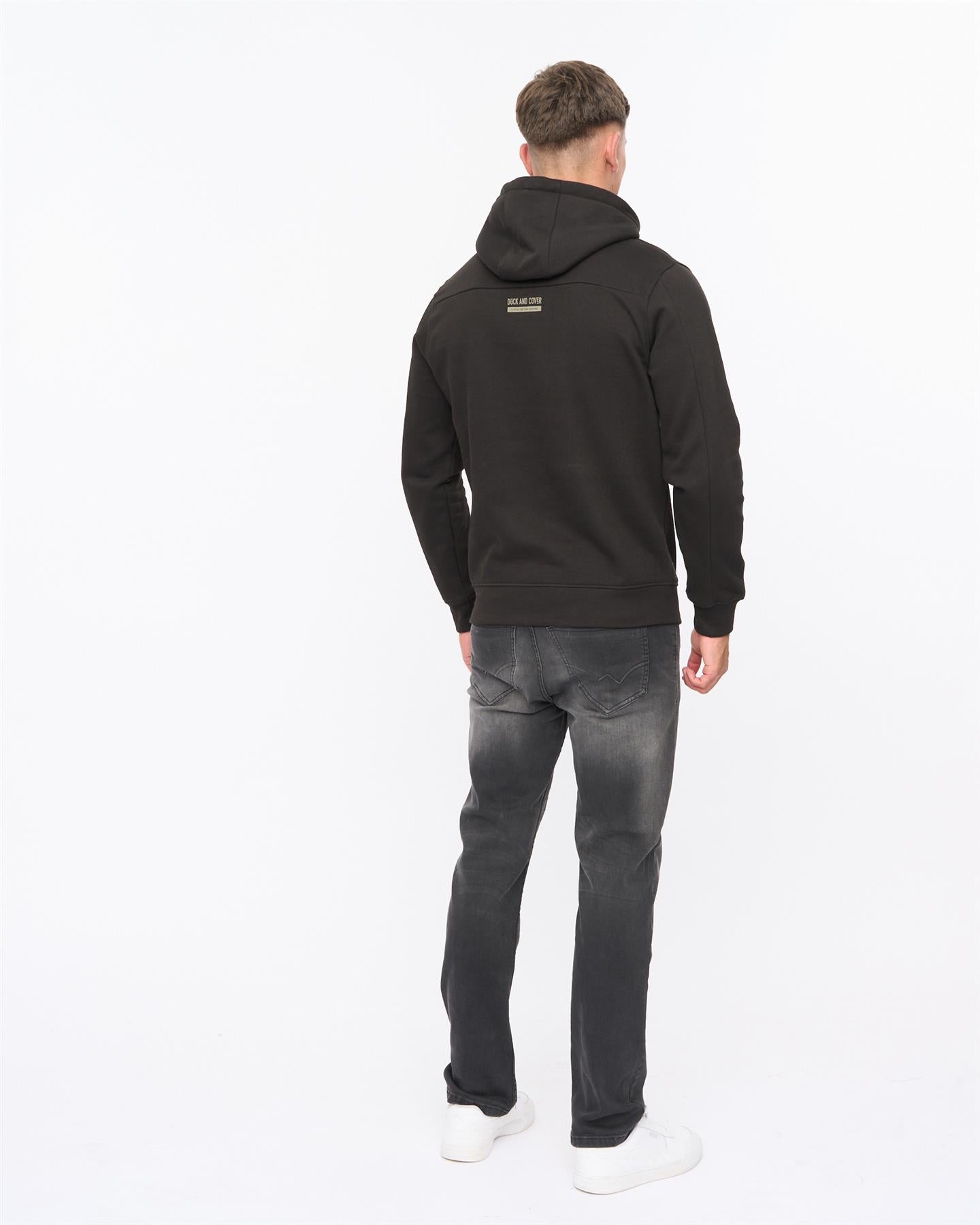 Mens Skullmatic Hoodie Black