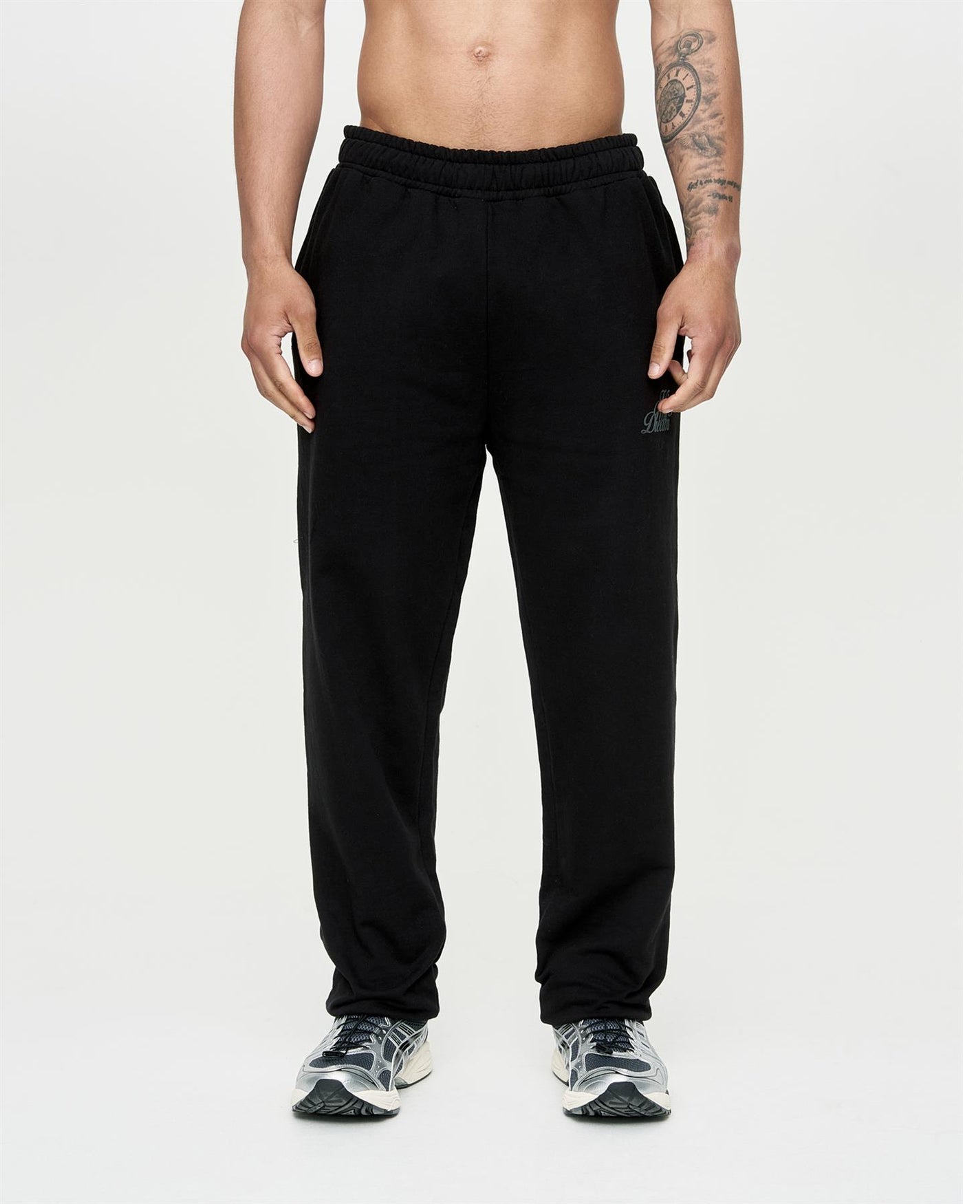 Mens Studio Scripted Joggers Black