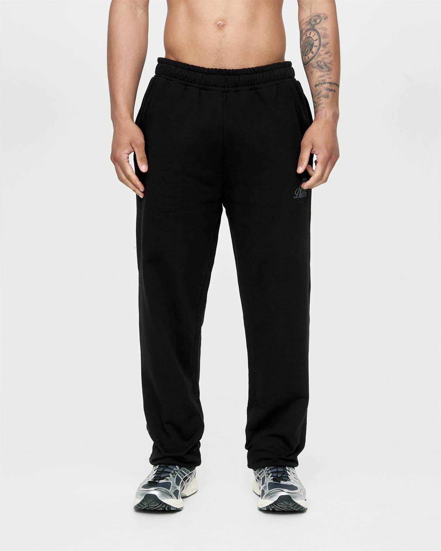 Mens Studio Scripted Joggers Black