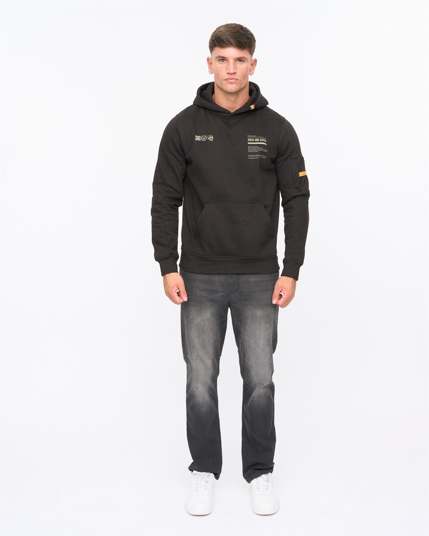 Mens Skullmatic Hoodie Black