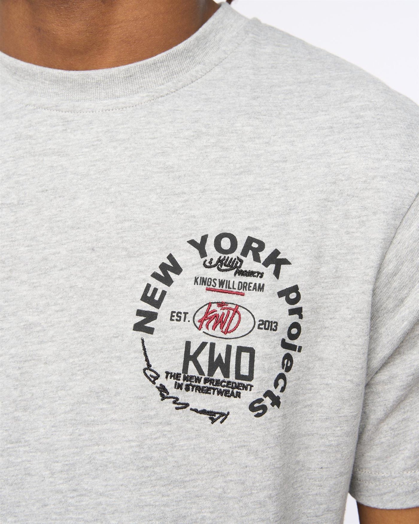 Mens Mobalot T-Shirt Grey Marl