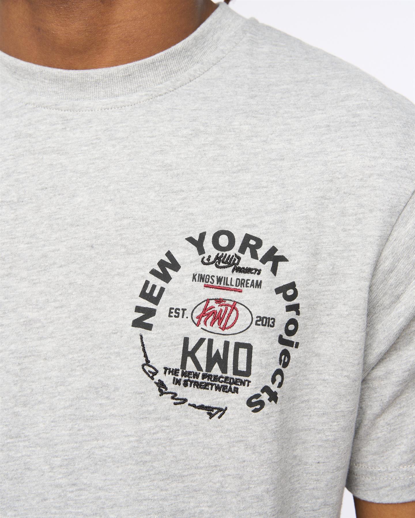 Mens Mobalot T-Shirt Grey Marl