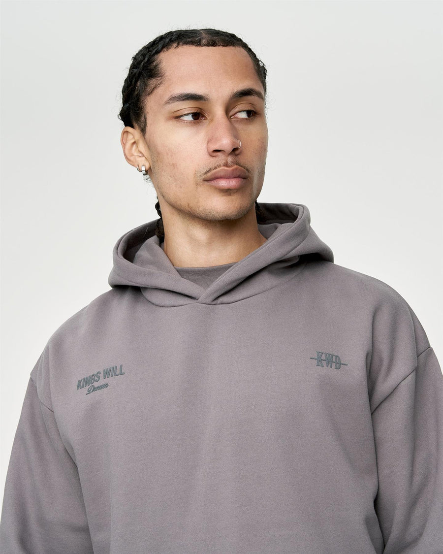 Mens Studio Garment District Hoodie Grey