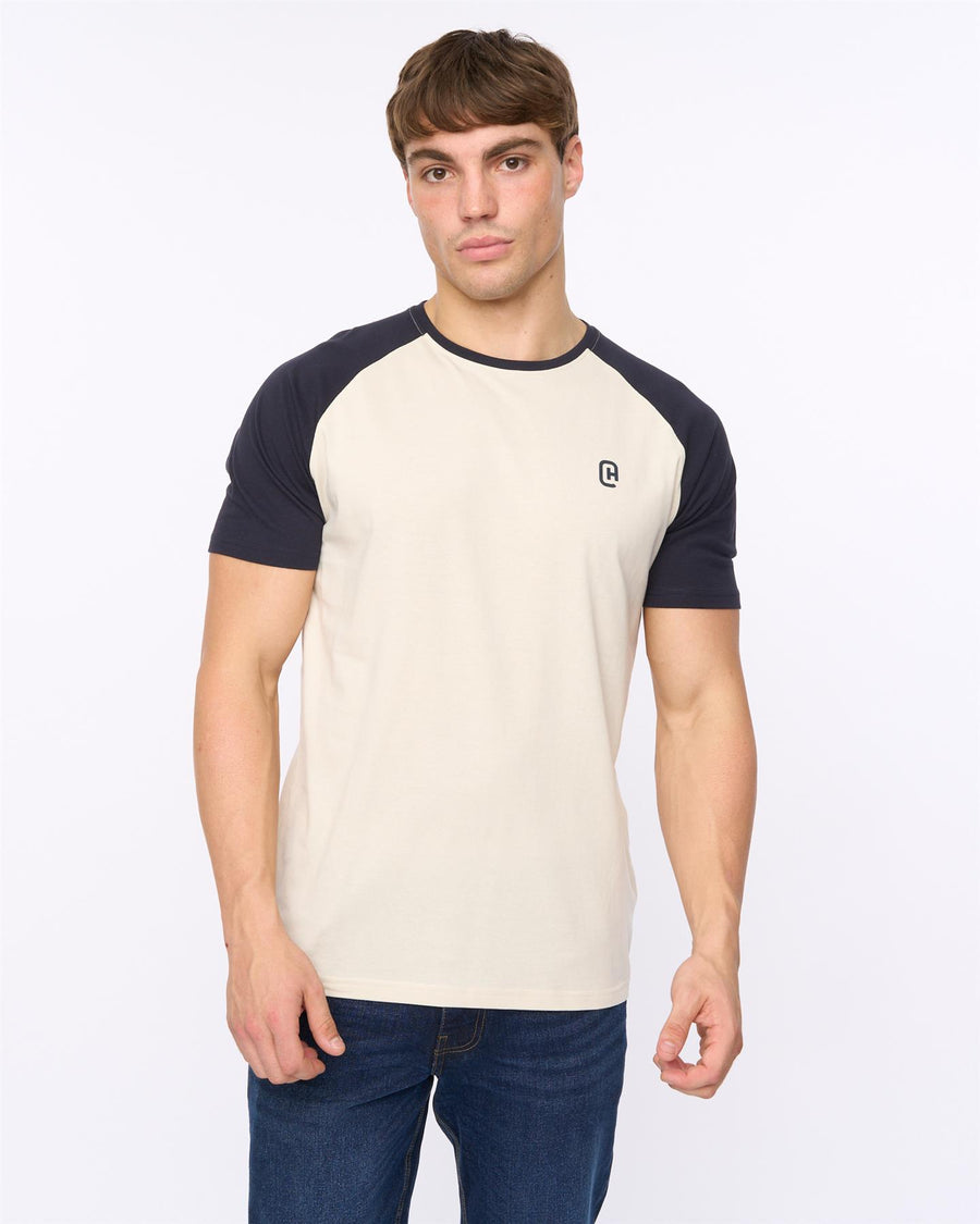 Mens Remison T-Shirt Navy/ Off White