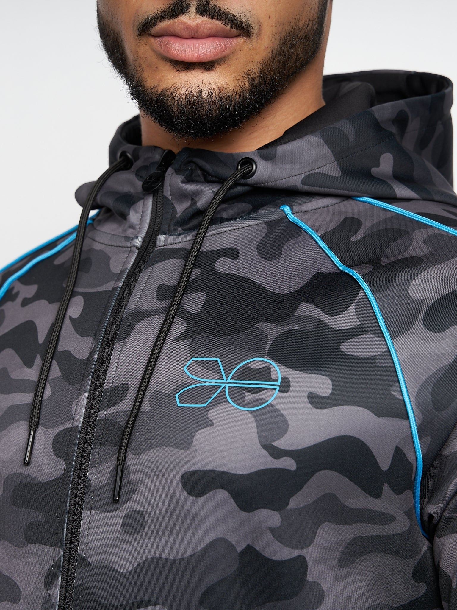 Mens Brickcount Tracktop Black Camo