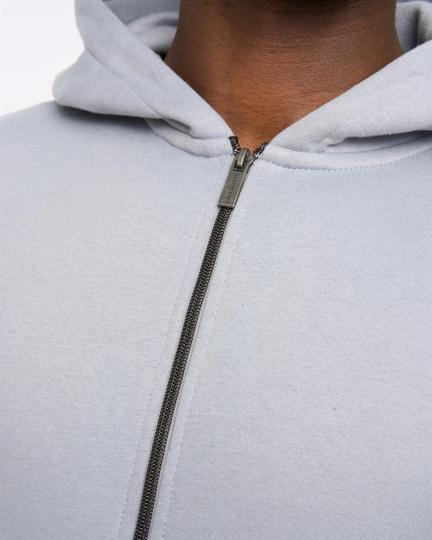 Mens Chemtars Zip Thru Hoodie & Joggers Set Steel Blue