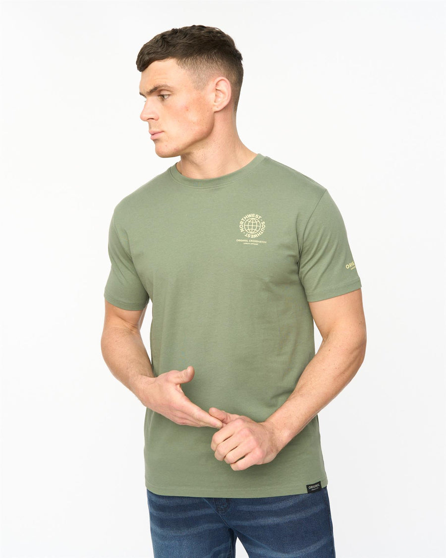 Mens Chittingtons T-Shirt Olive