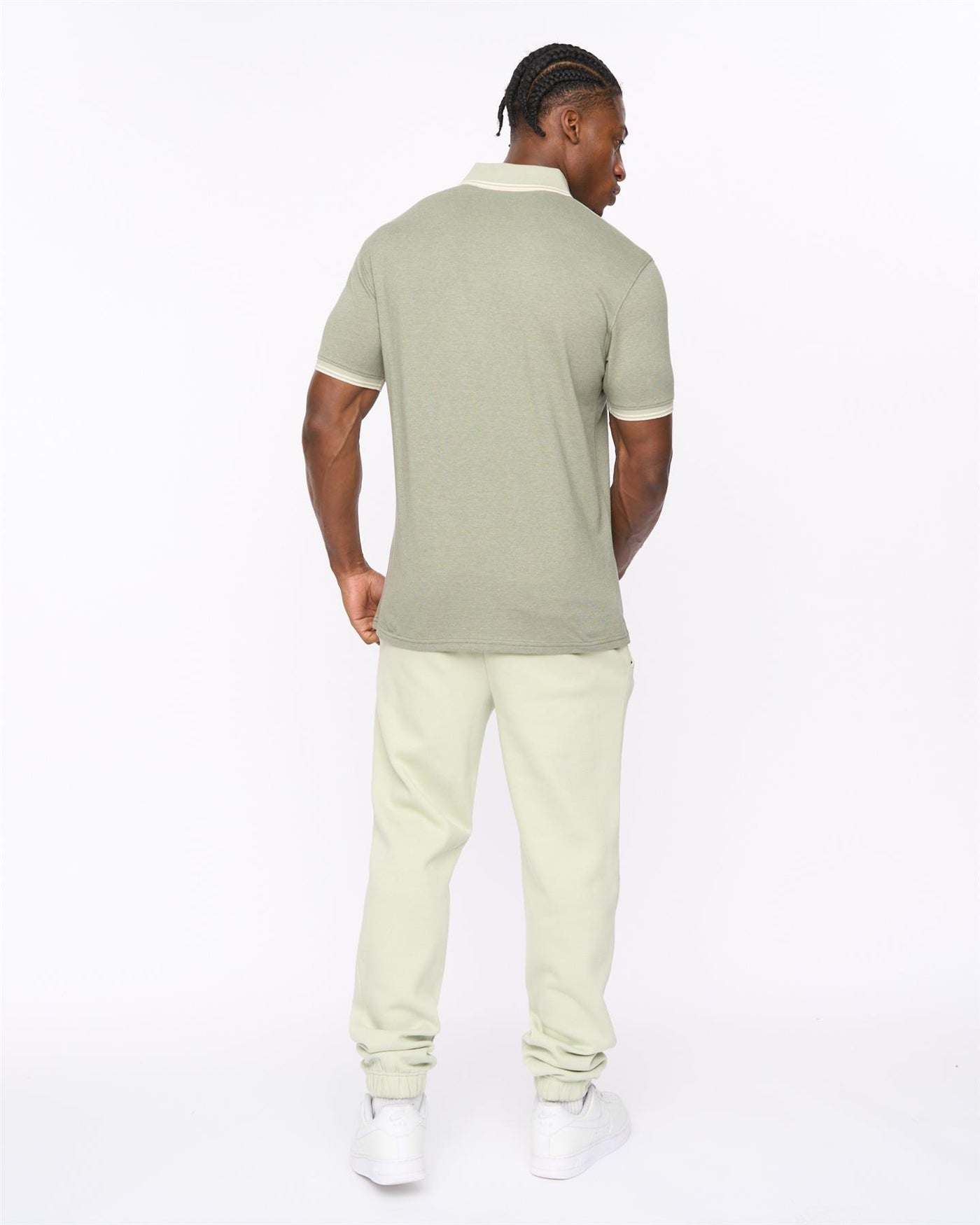 Mens Preece Polo Light Olive