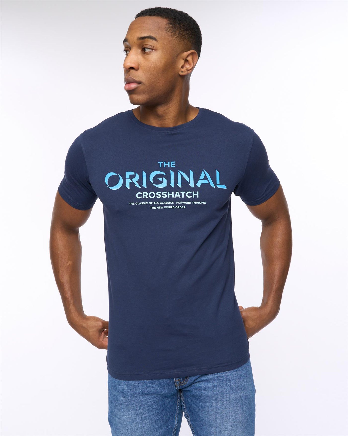 Mens Offaxis T-Shirt Navy