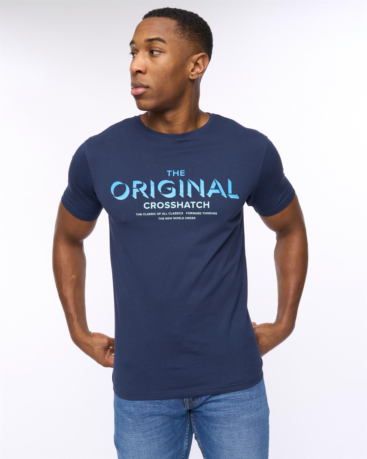 Mens Offaxis T-Shirt Navy
