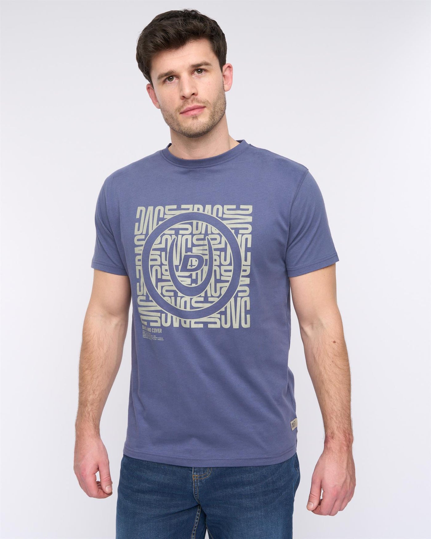 Mens Pixalate T-Shirt Navy