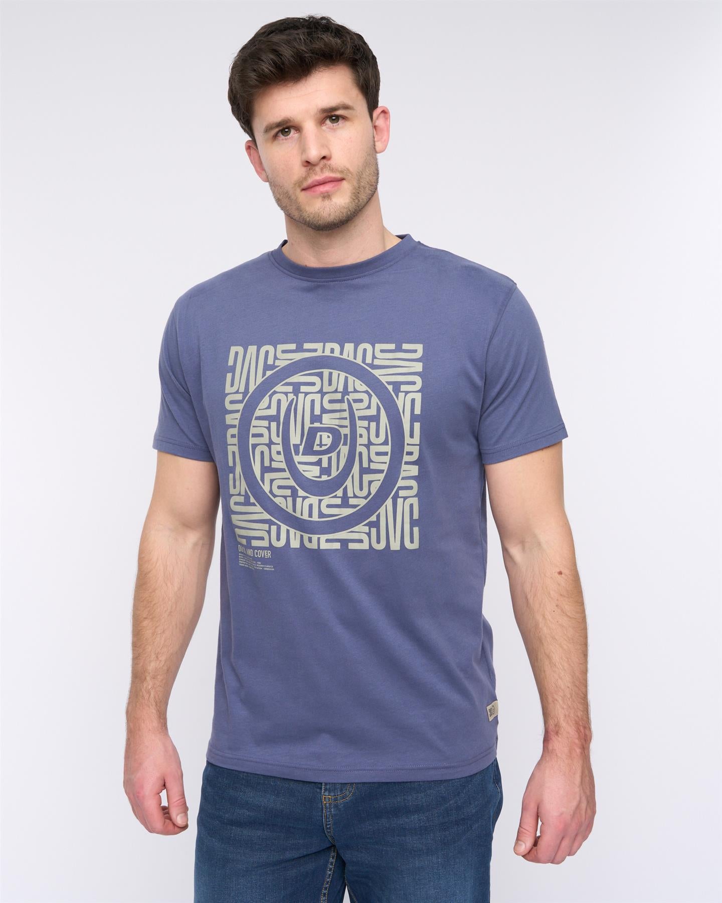 Mens Pixalate T-Shirt Navy