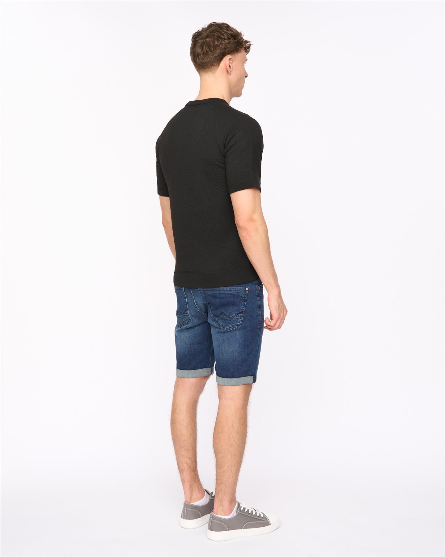 Mens Mataso Knit T-Shirt Black