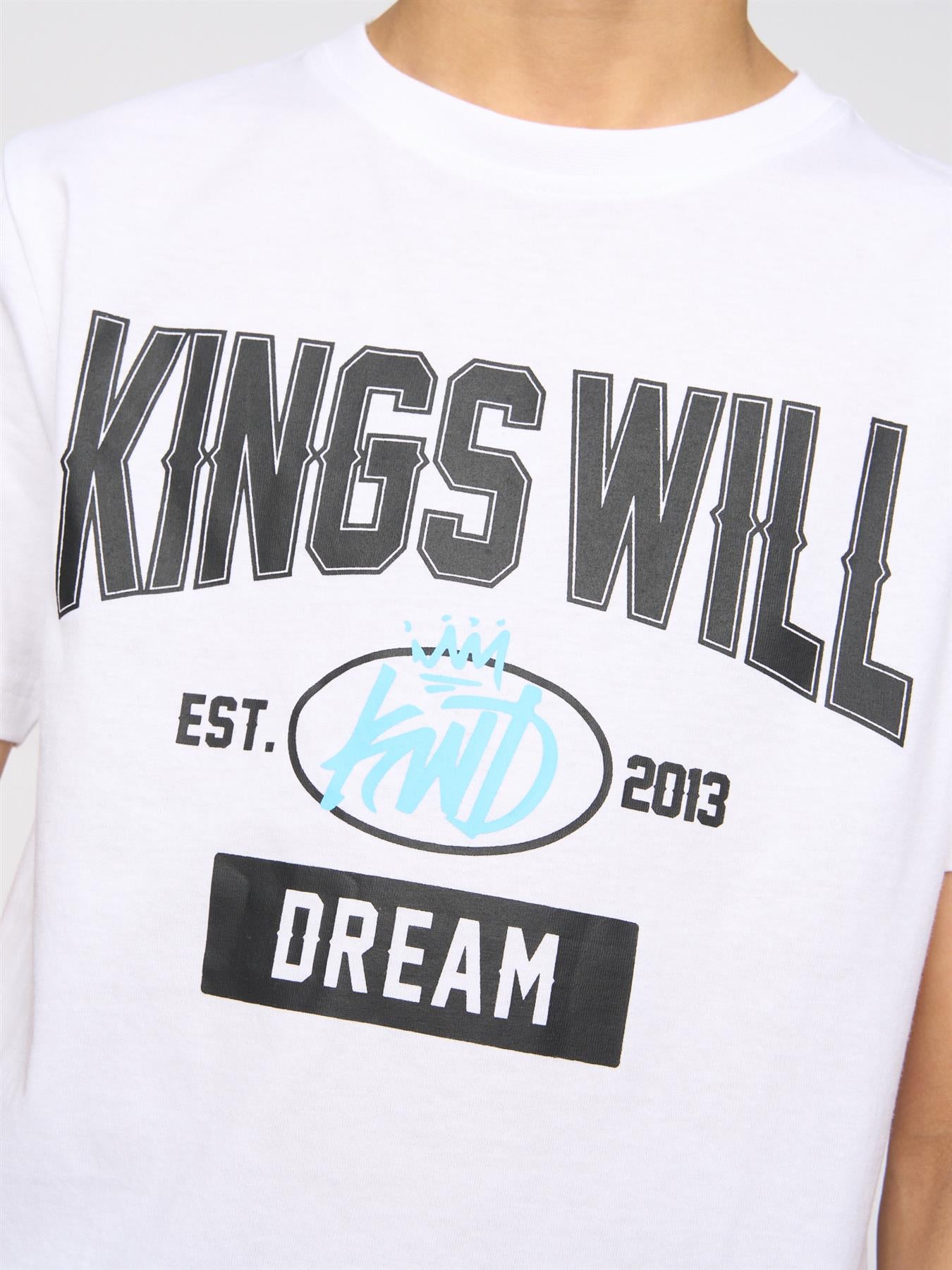 Kids Boys Knockout T-Shirt White