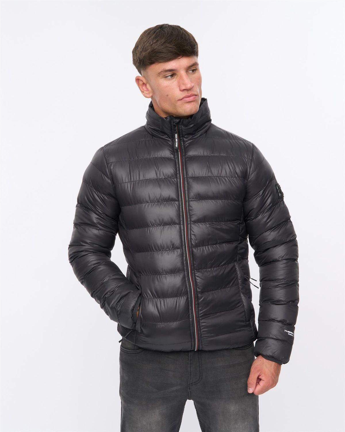 Mens Shemmy Two Quilted Jacket Black