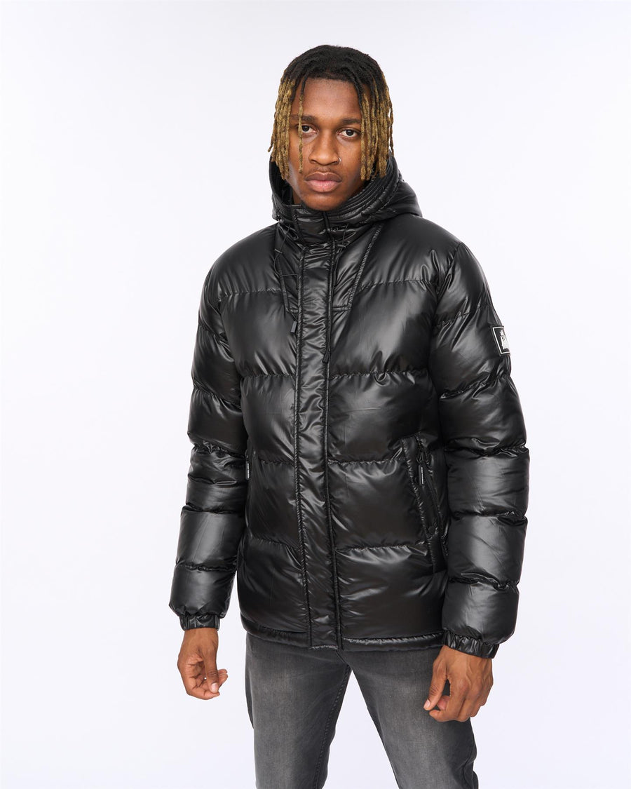 Mens Welcome Puffer Jacket Black