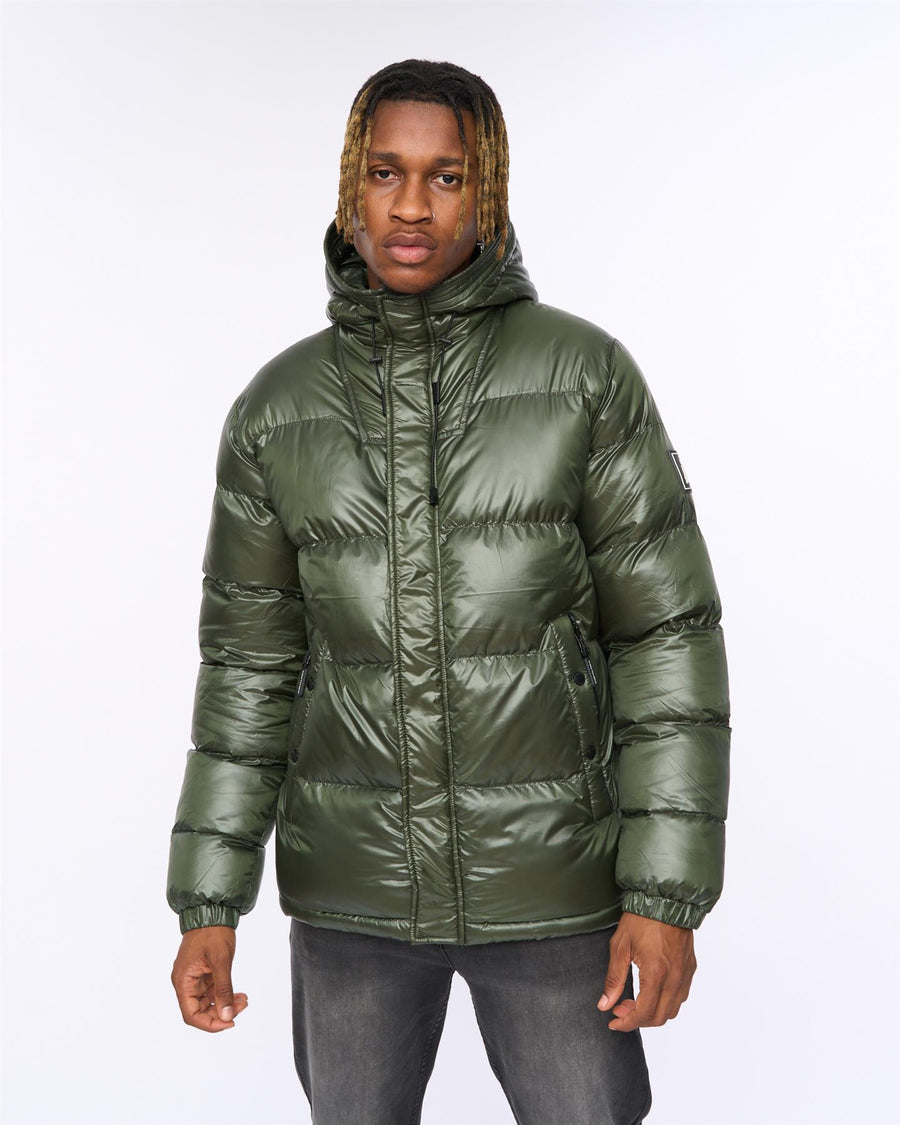 Mens Welcome Puffer Jacket Olive