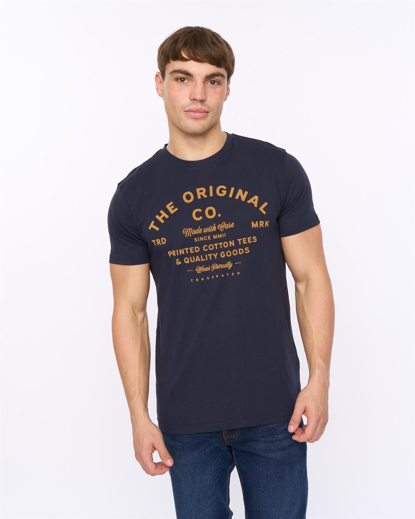 Mens Shoptown T-Shirt Navy
