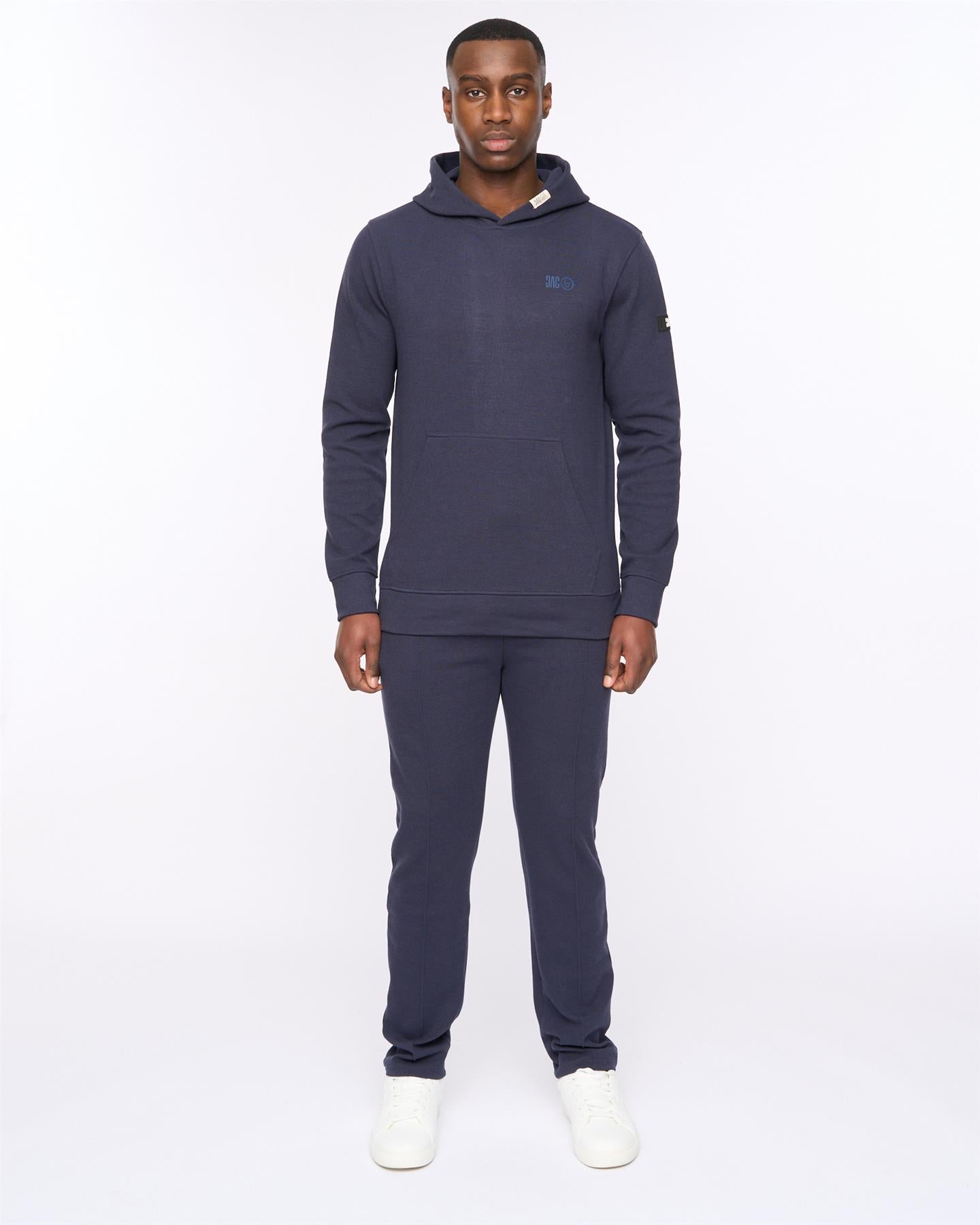 Mens Hannings Hoodie & Joggers Set Dark Navy