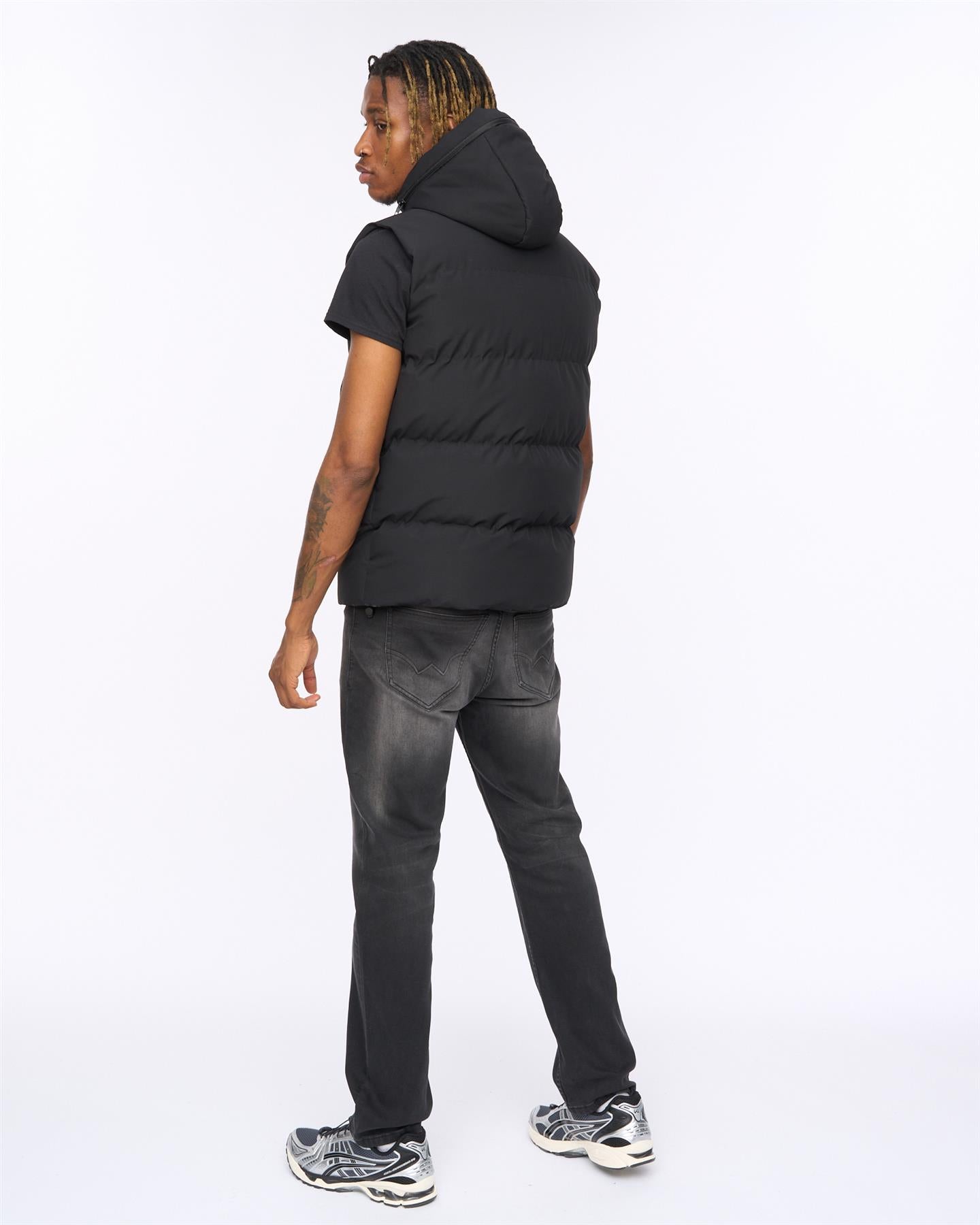 Mens Nahjo Gilet Black