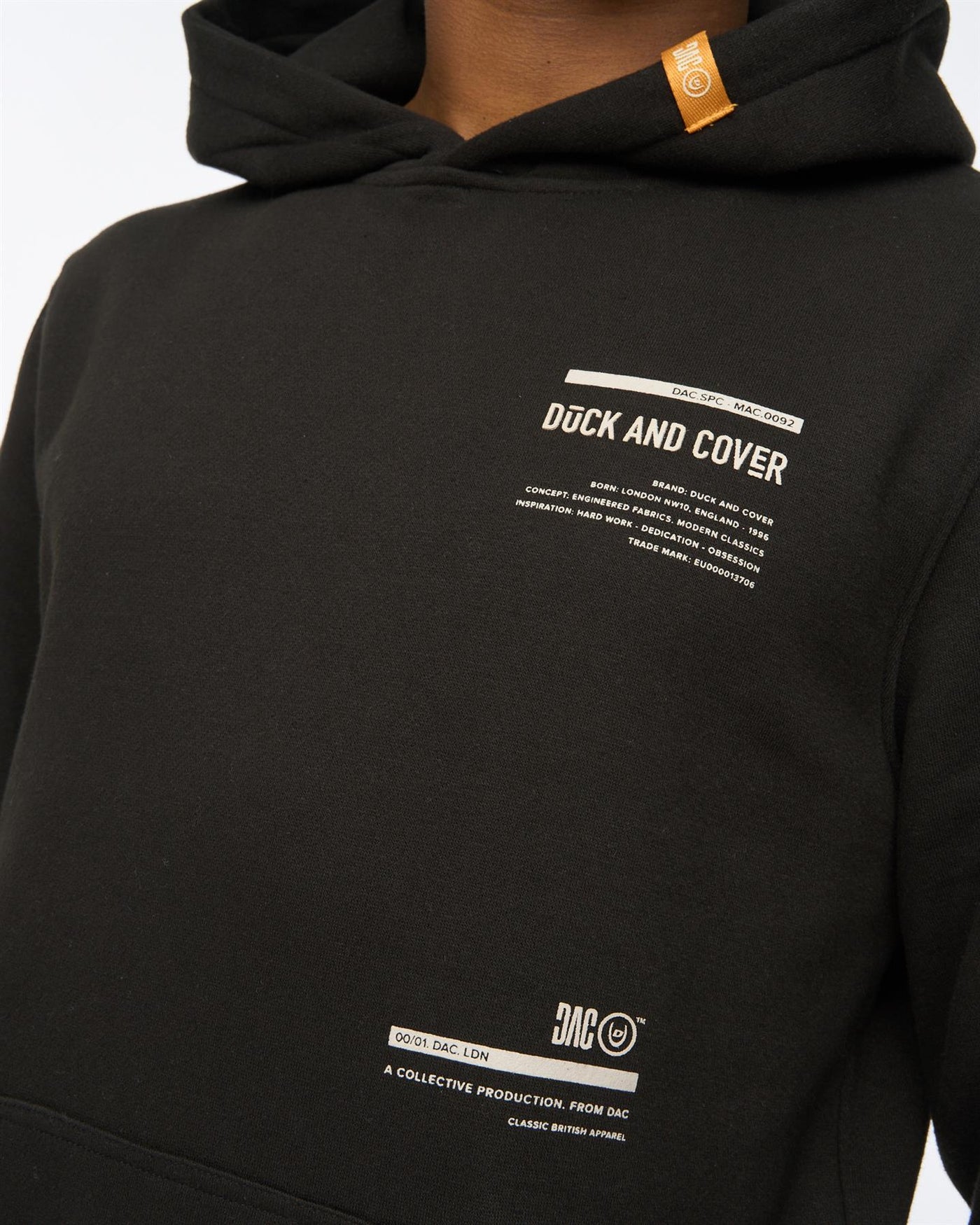 Mens Ambridge Hoodie Black