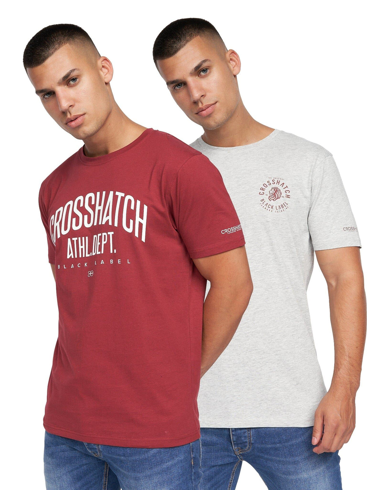 Oldskool T Shirt 2pk Red Grey