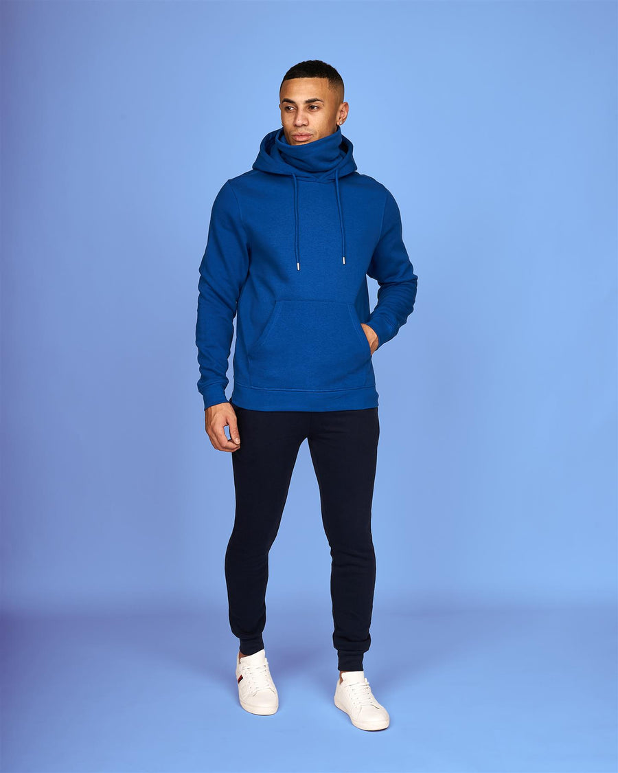 Mens Venmark Snood Sweat Blue