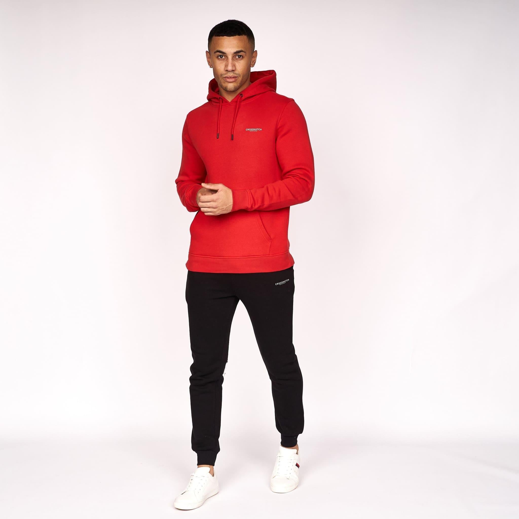 Mens Traymax Hoodie 2pk Red/Charcoal