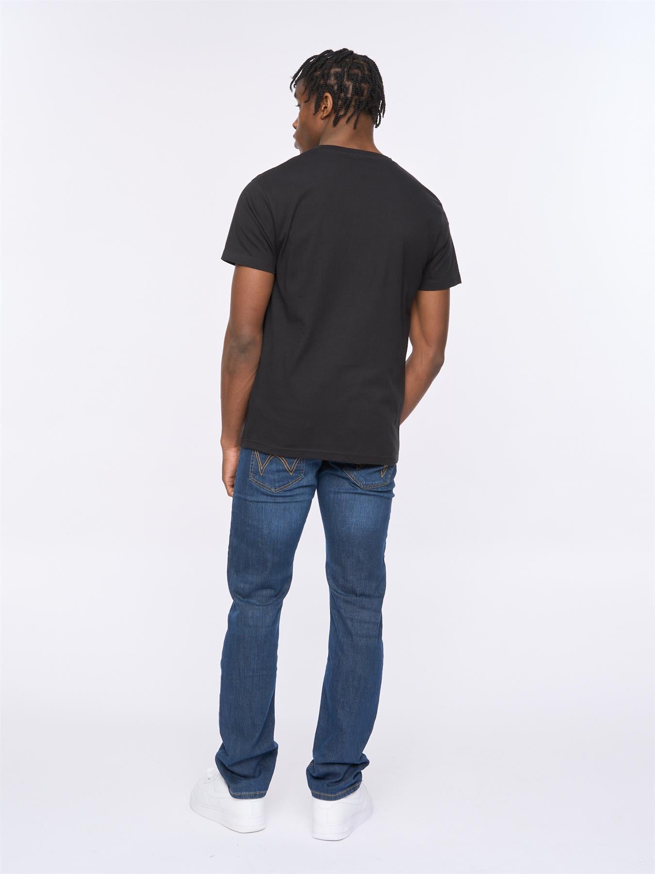 Mens Mapped T-Shirt Black