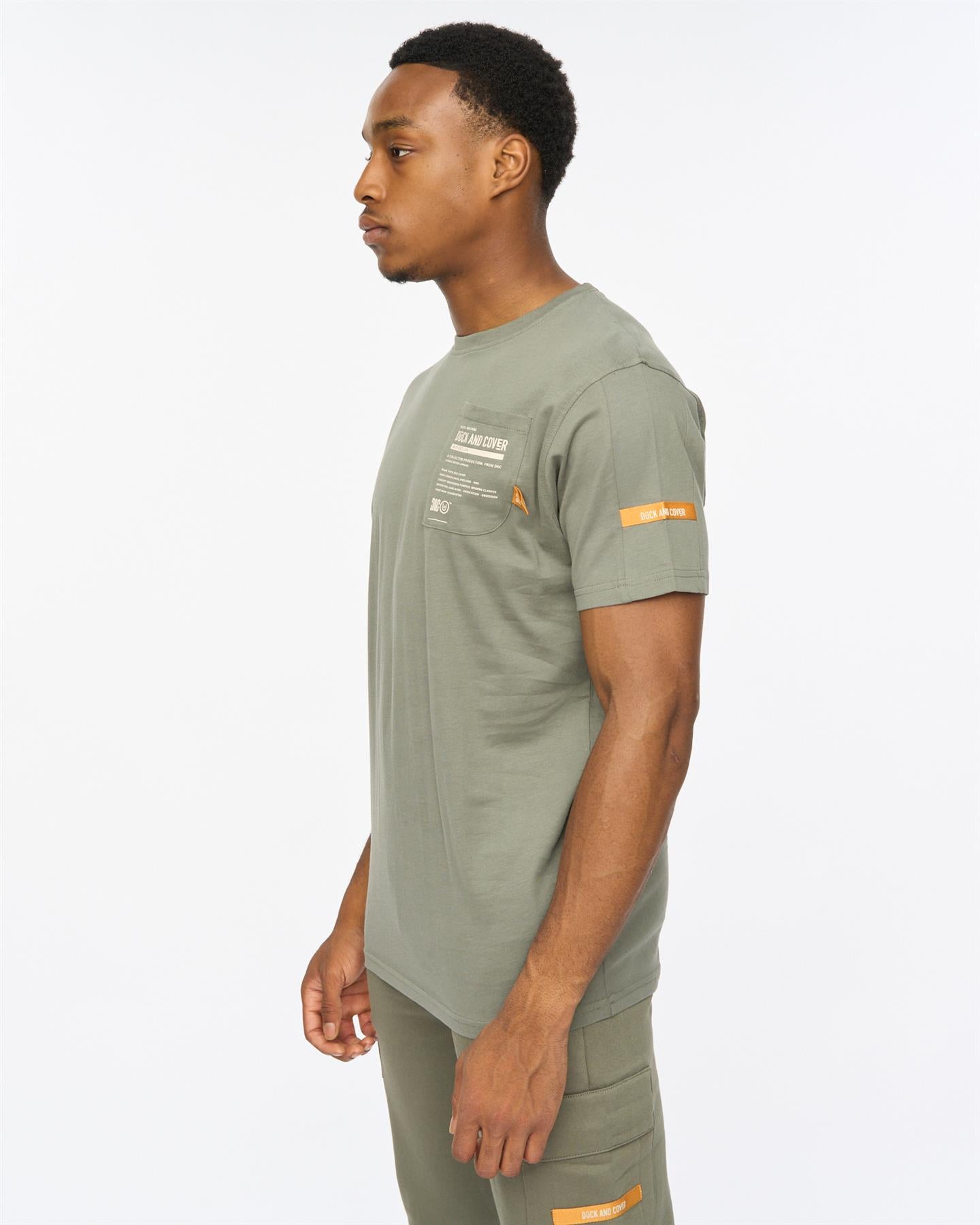 Mens Adamsberg T-Shirt Dark Olive