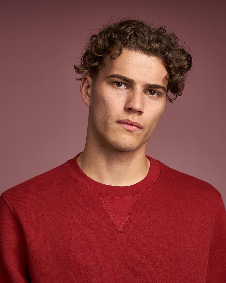 Cranwood Crew Sweat Red