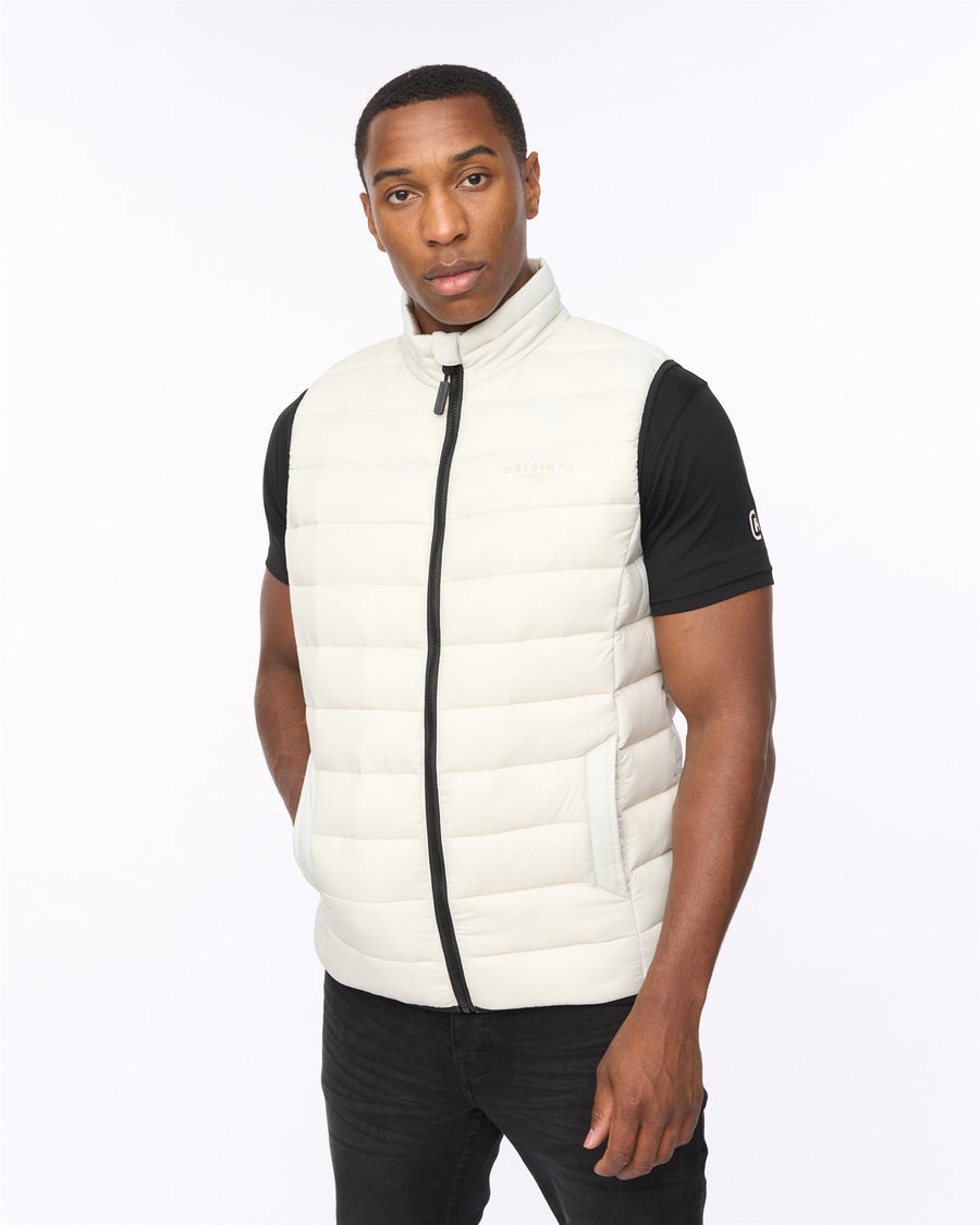 Mens Gattering MVE Gilet Putty