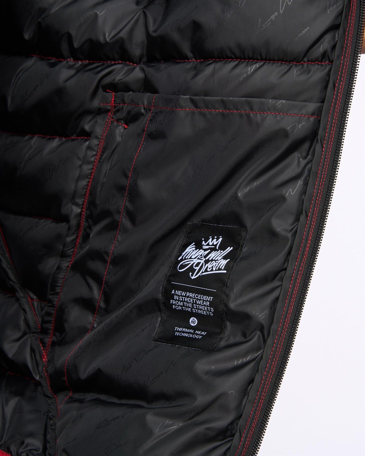 Mens Jackinson Puffer Jacket Red