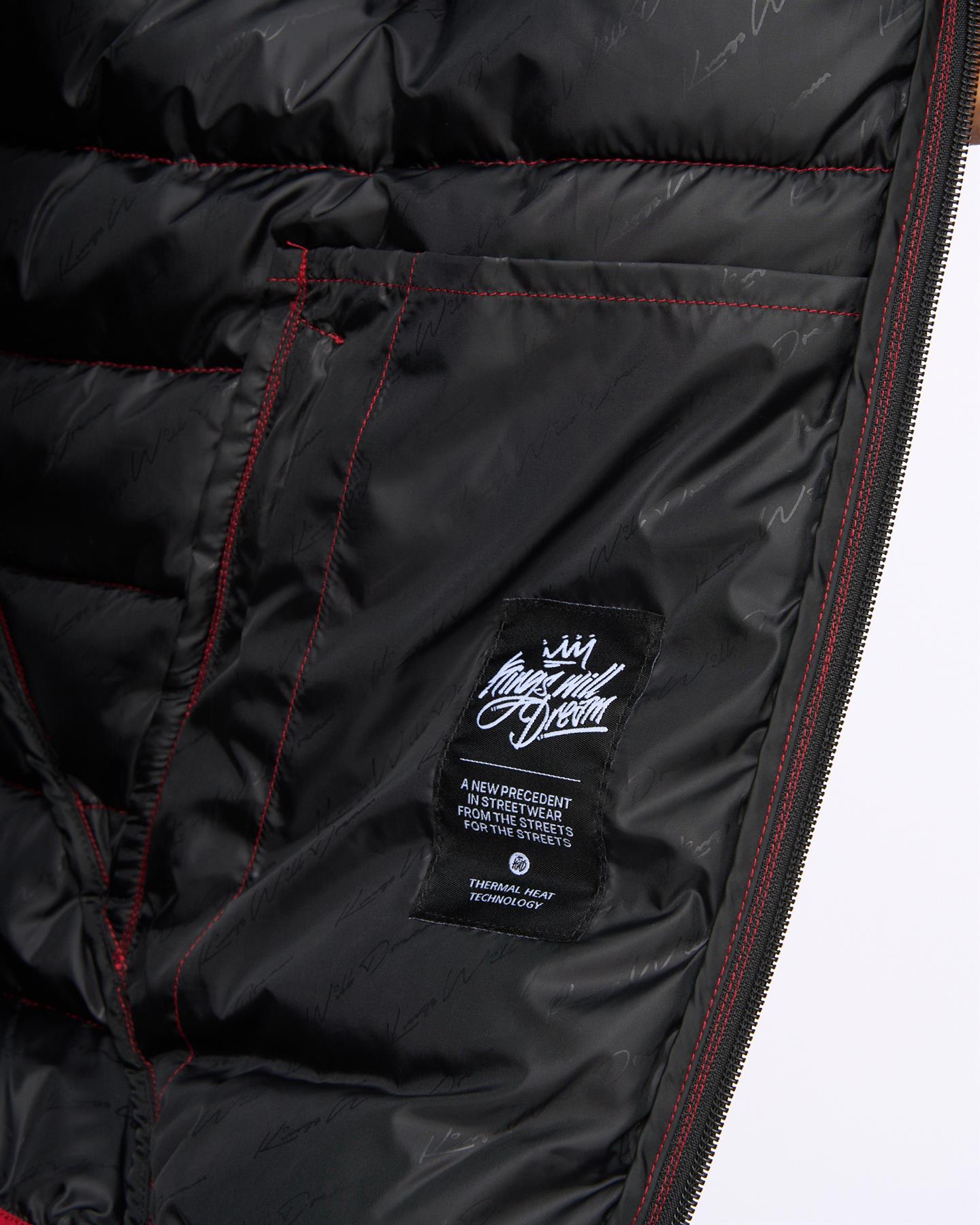 Mens Jackinson Puffer Jacket Red