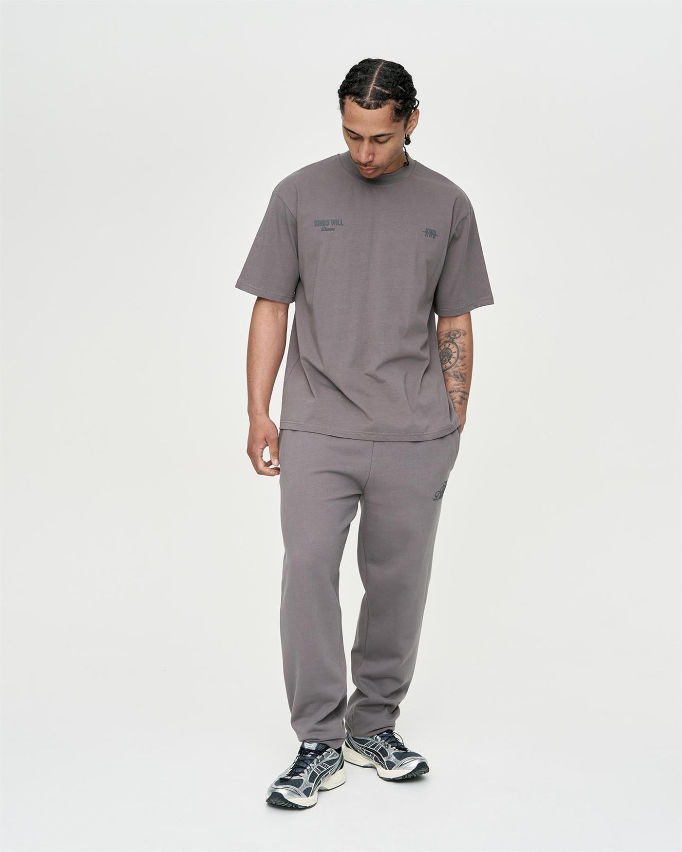 Mens Studio Garment District T-Shirt Grey