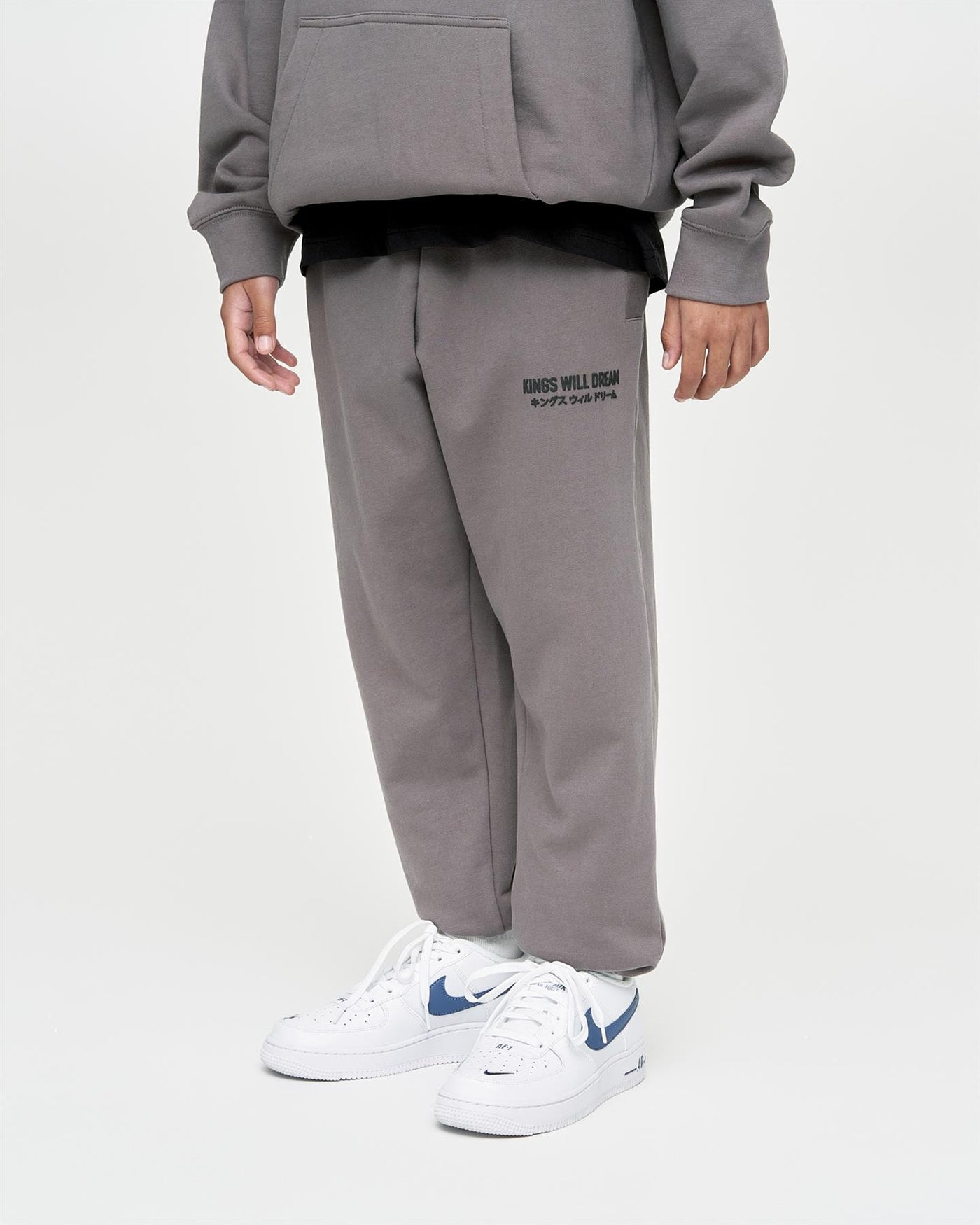 Kids Boys Studio King Joggers Grey