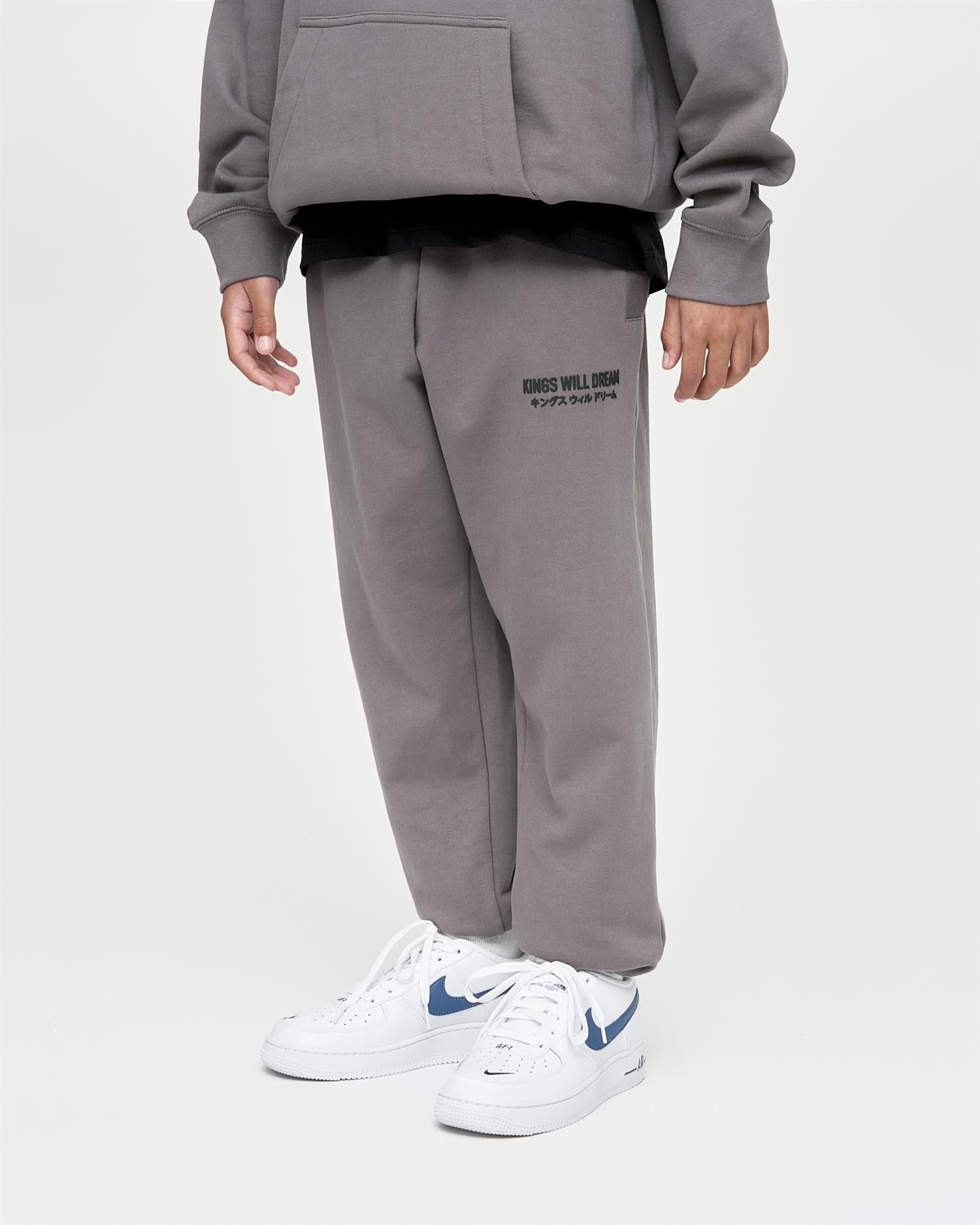 Kids Boys Studio King Joggers Grey
