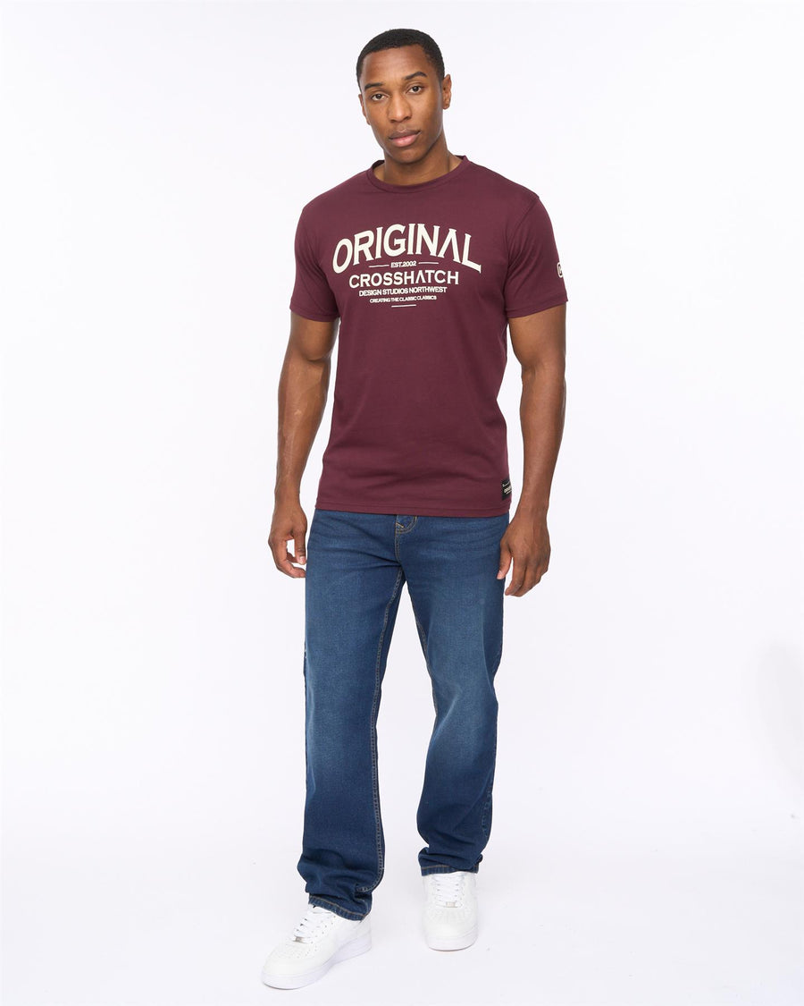 Mens Detendu Relax Fit Jeans Dark Wash