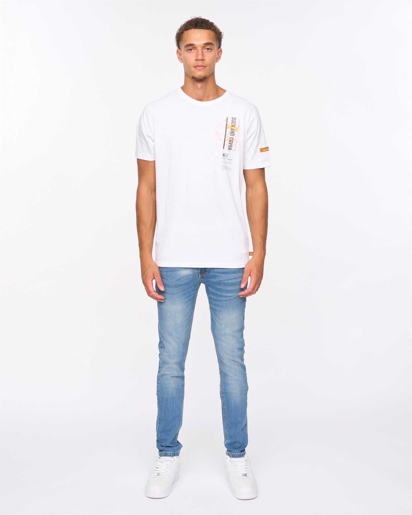 Mens Maylead Slim Fit Jeans Light Wash